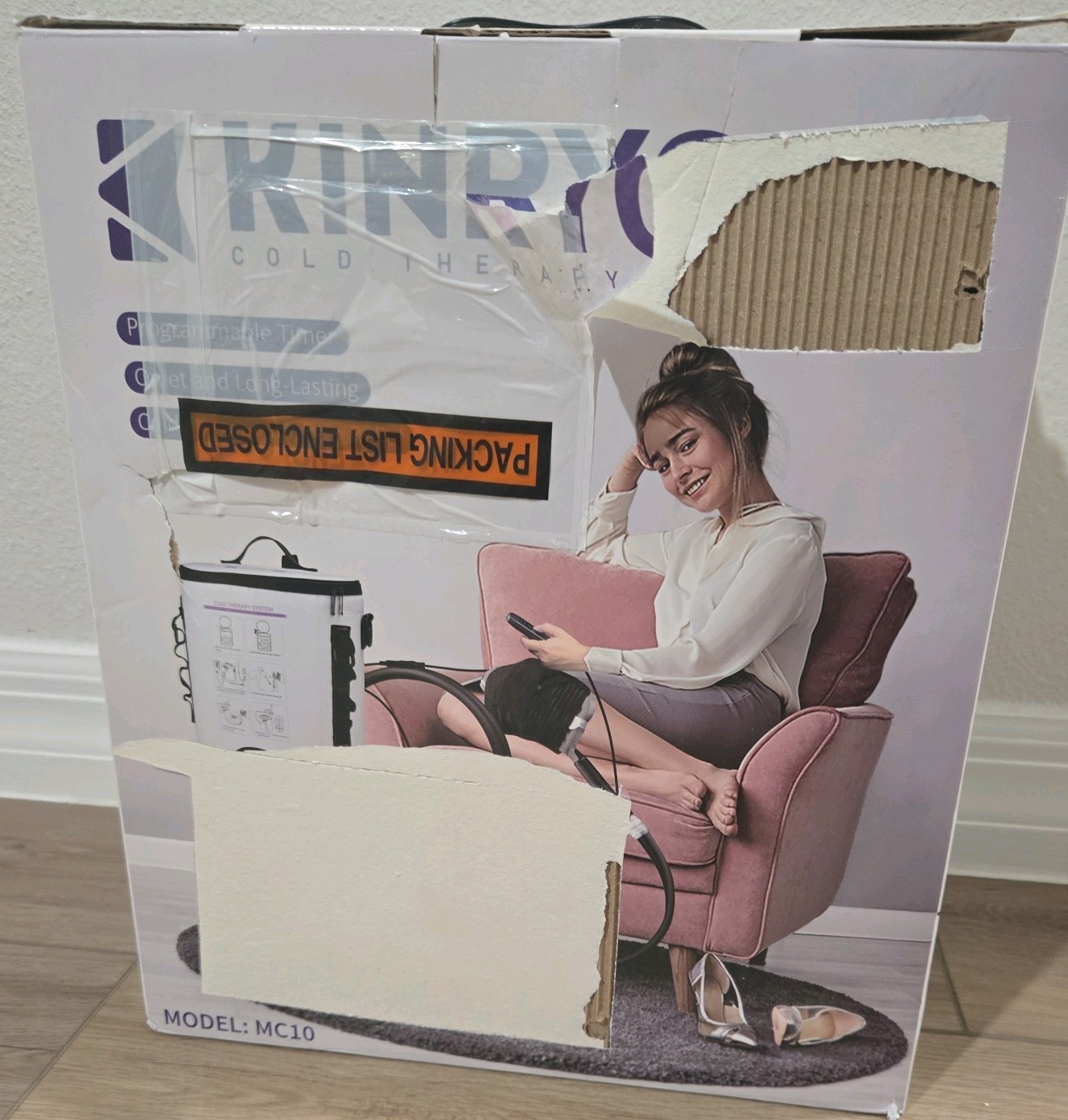 Kinryopy Cold Therapy Machine Programmable Portable Ice For Knee MC10 Used Once