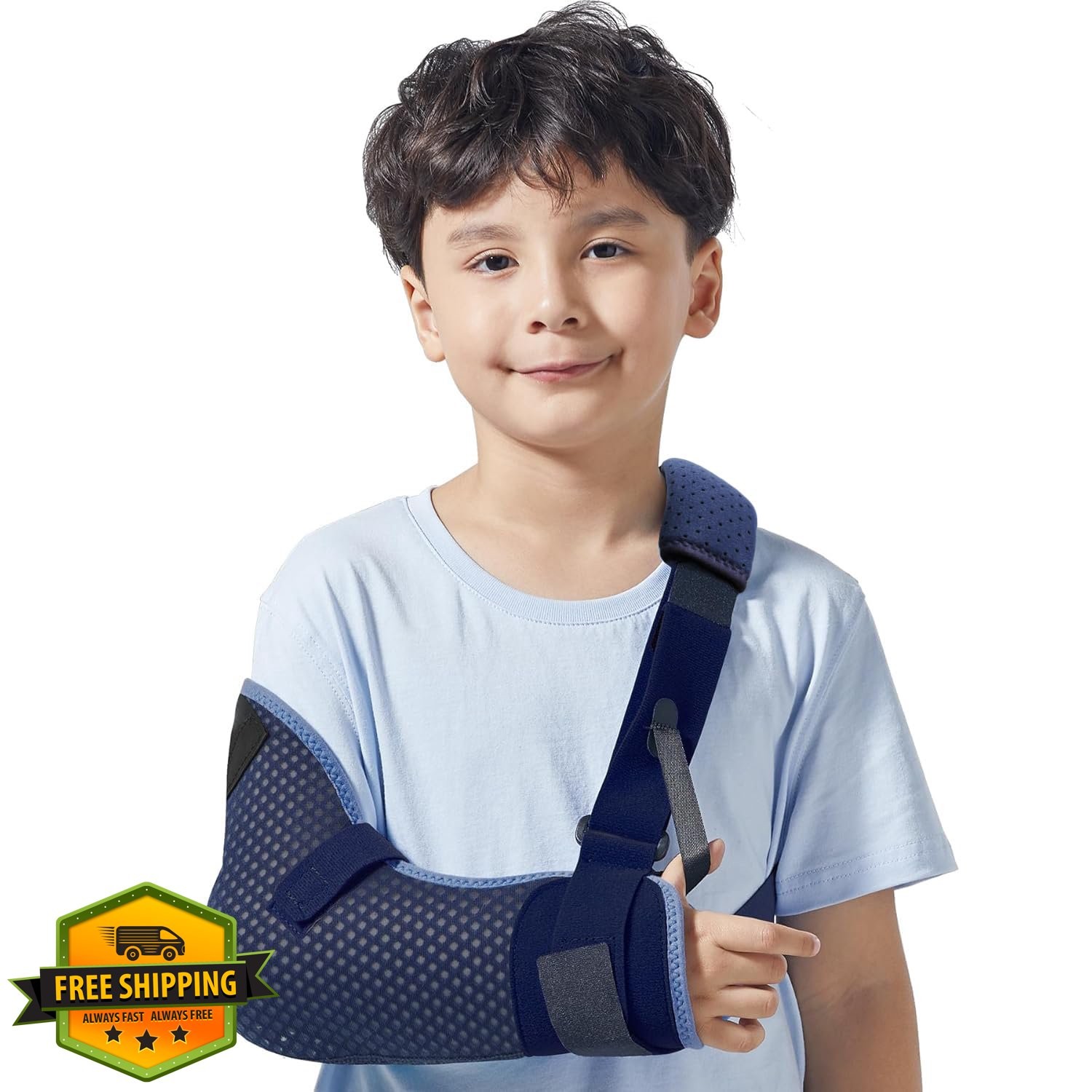 Velpeau Kids Arm Sling XXS Right Hand Mesh Ventilated Shoulder Brace Boys Girls
