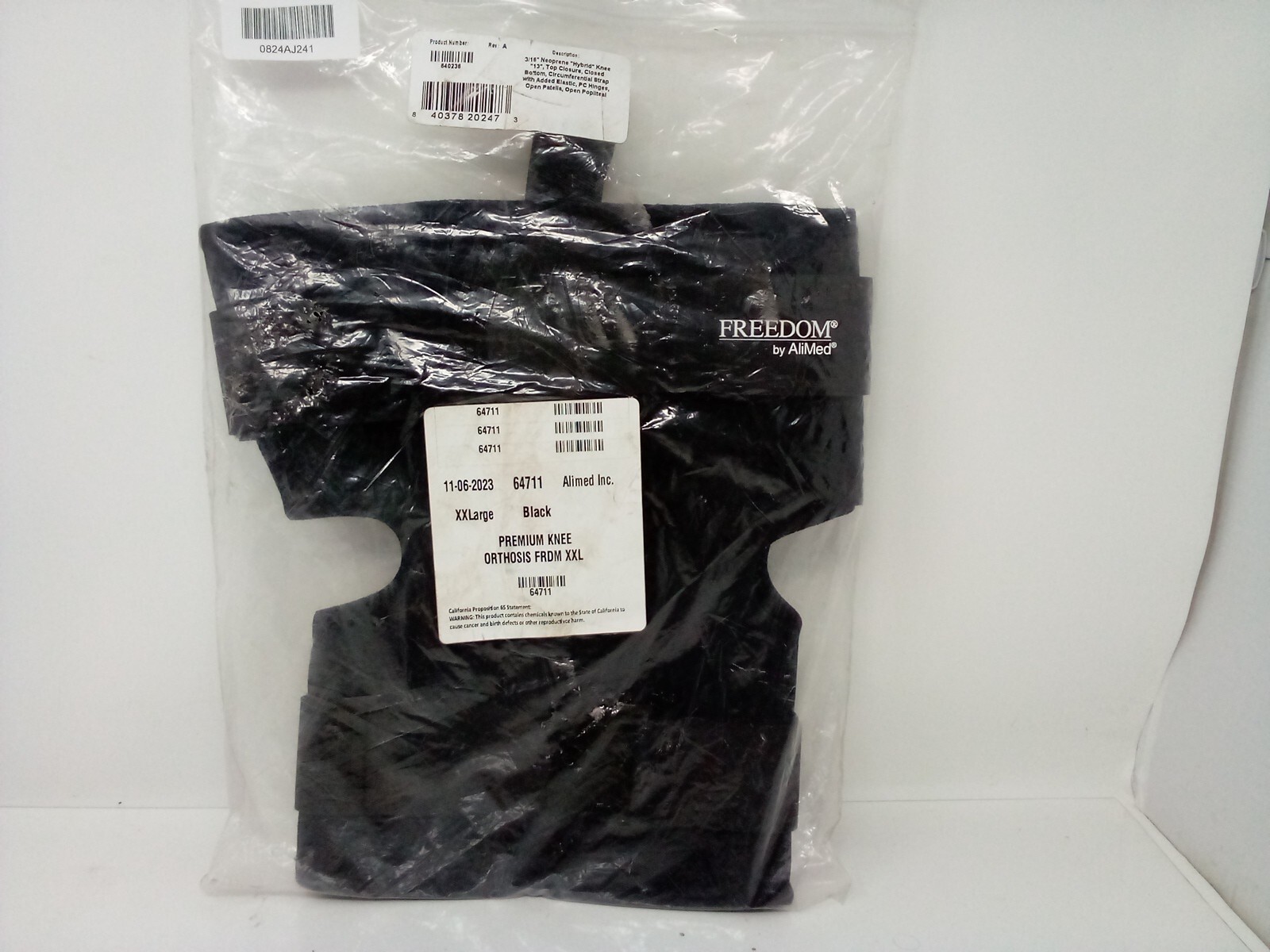 FREEDOM BY ALIMED XXLARGE BLACK PREMIUM KNEE ORTHOSIS FRDM XXL