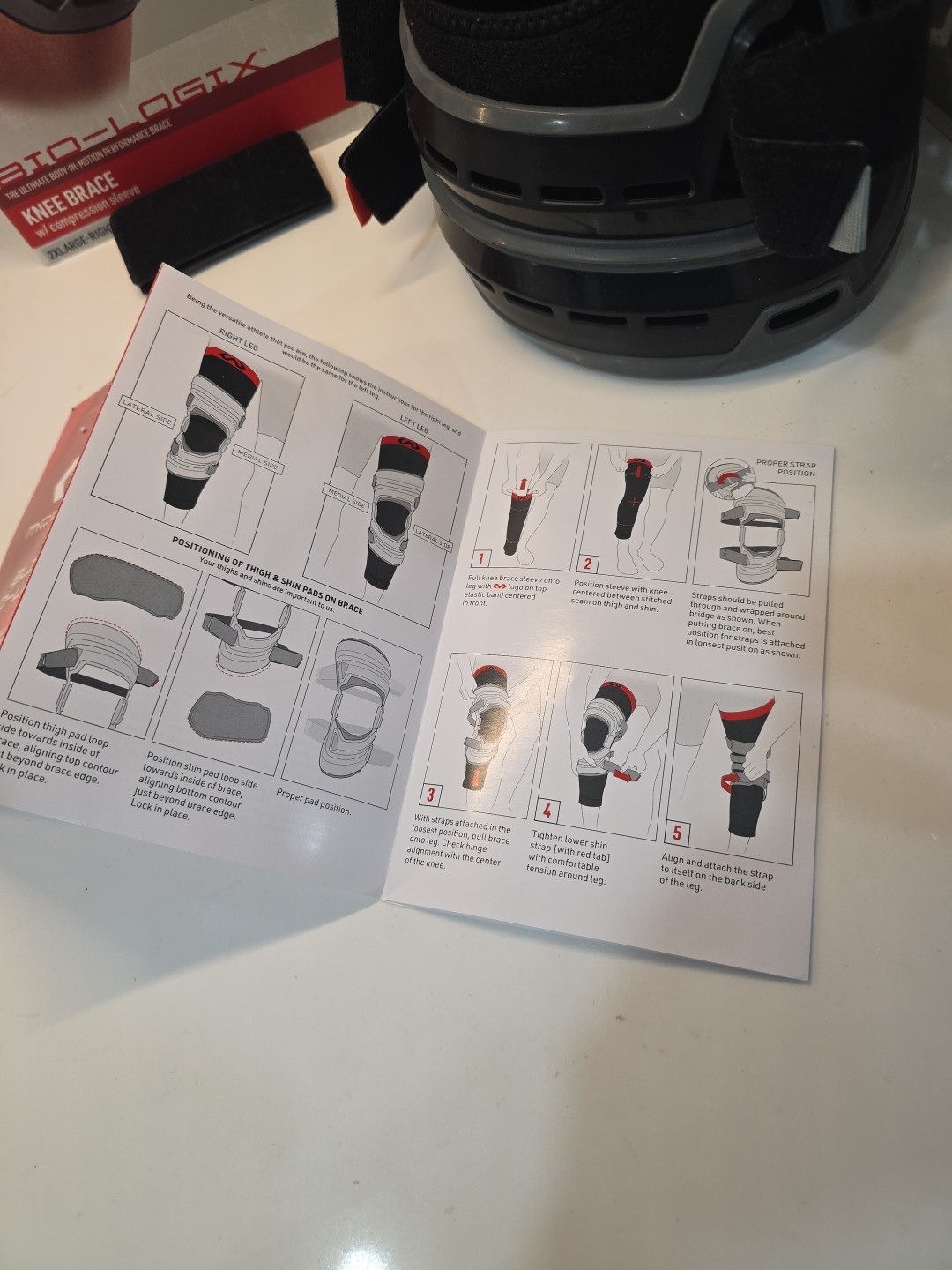 McDavid elite bio logix knee brace level 3+ Size Maximum+ 2Xlarge- Right