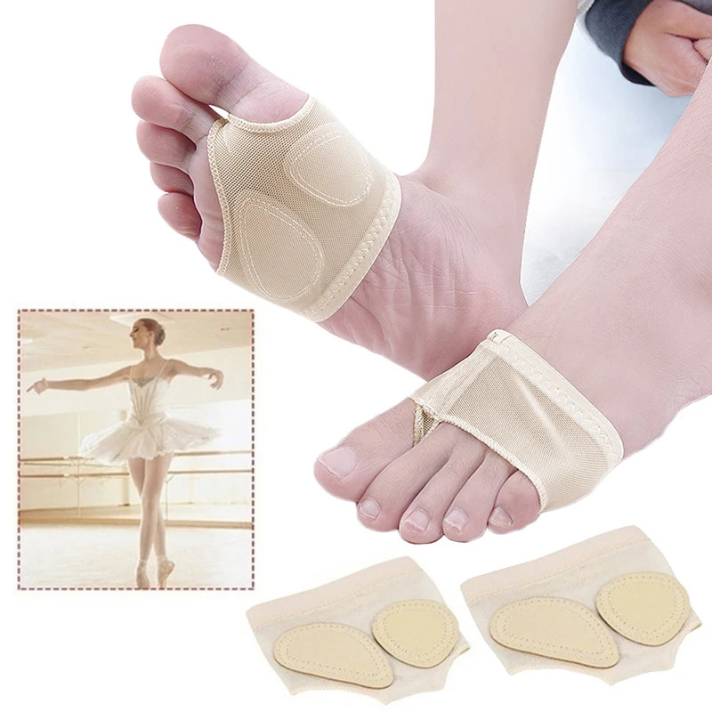 2pcs Forefoot Insert Toe Pad for Women Belly Ballet Dance Forefoot Pain Relief S