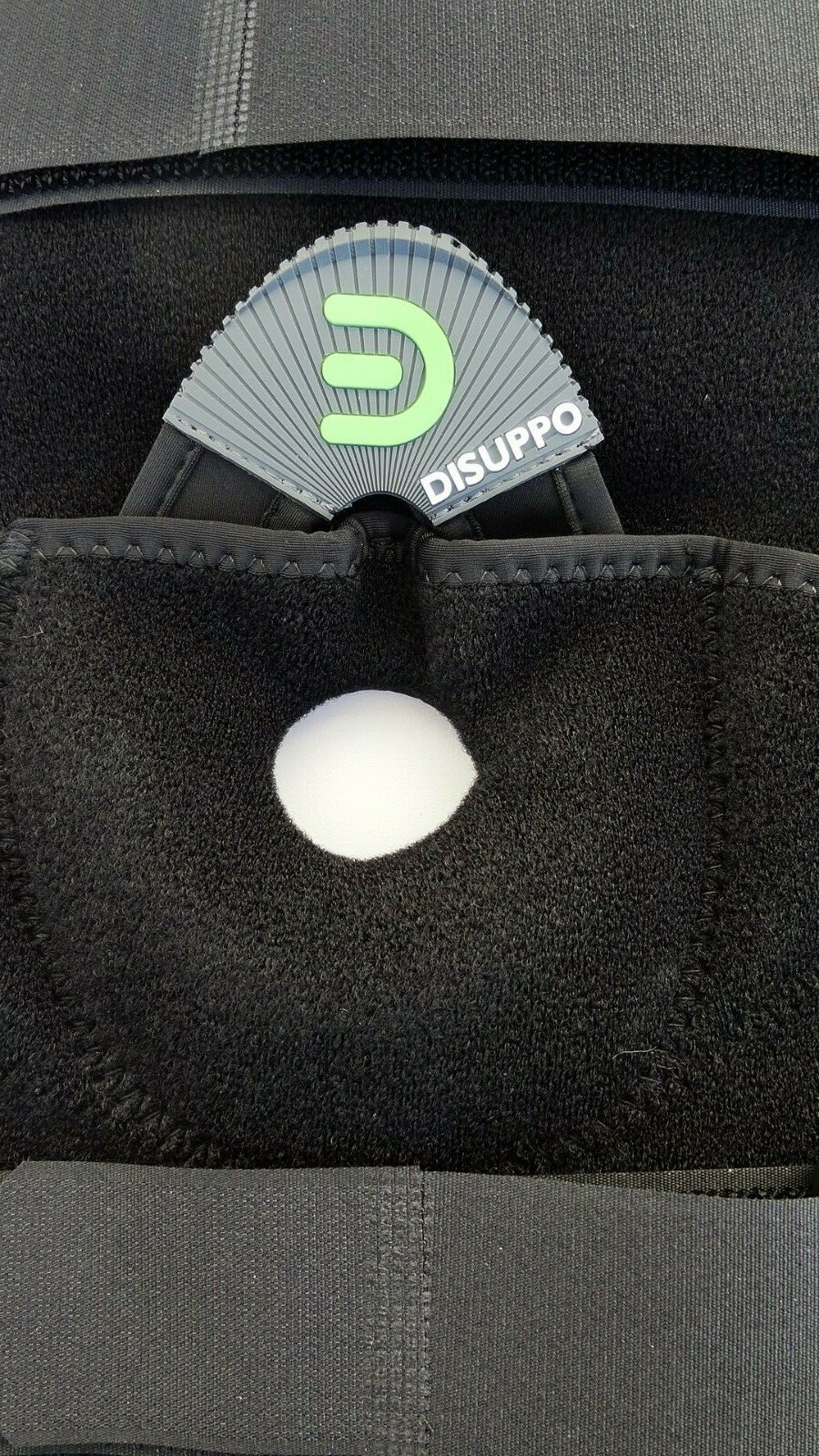 DISUPPO Knee Brace Support Adjustable Open Patella Tears Swelling Relief Sz. L
