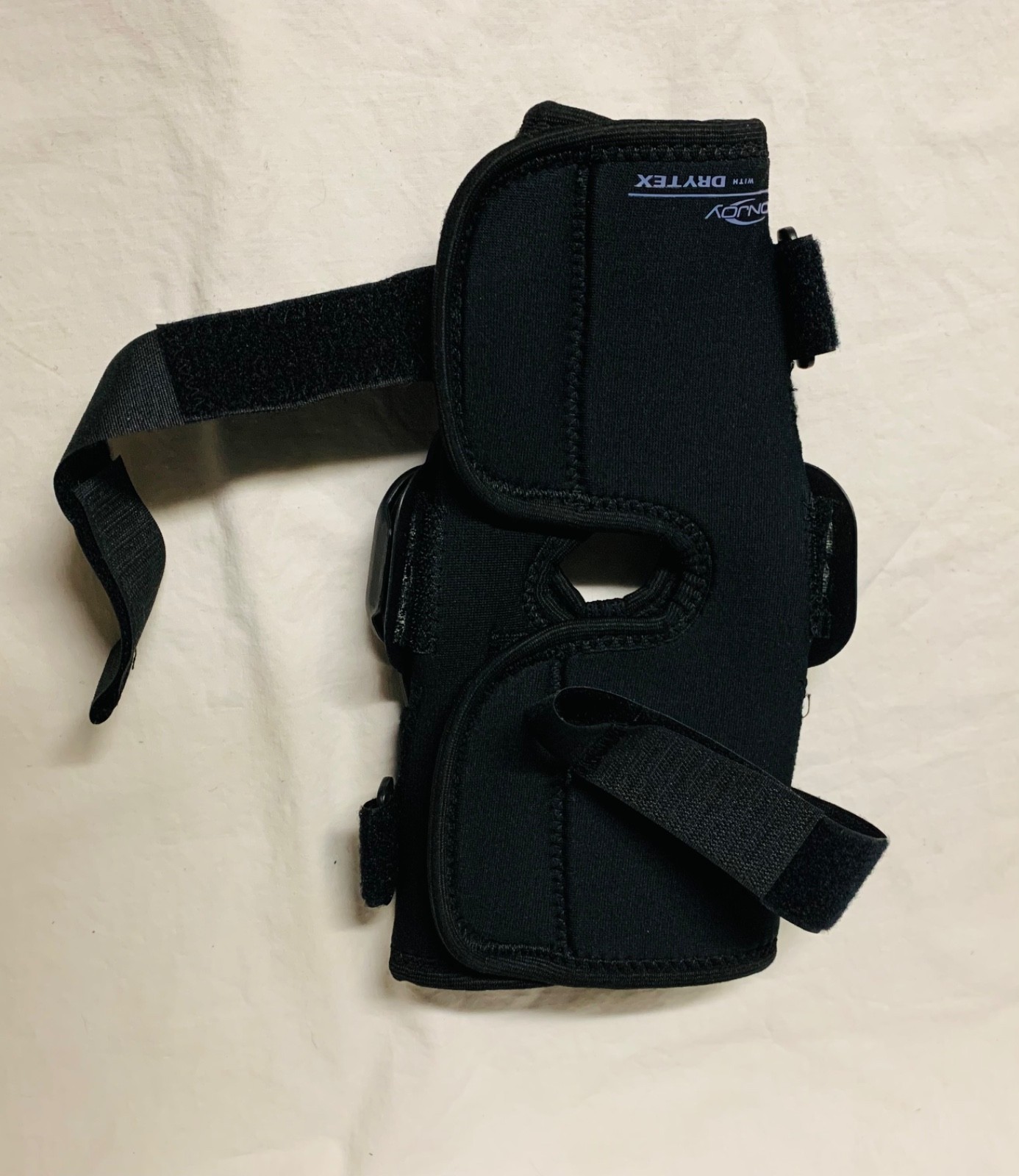 DonJoy Deluxe Hinged wrap around Knee Brace, Drytex Black Size X Small