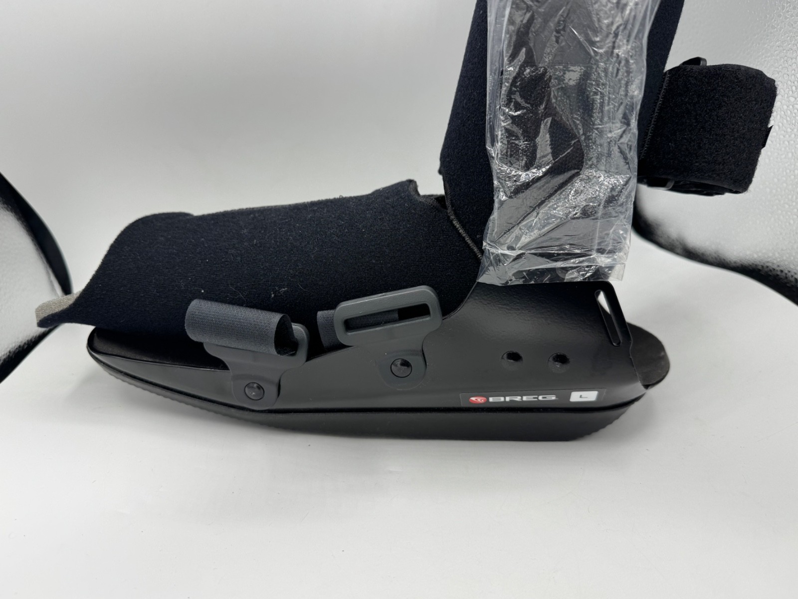 Breg Genesis 3 Strap Full Shell Tall Foot Ankle Walker Boot Brace Size L Large