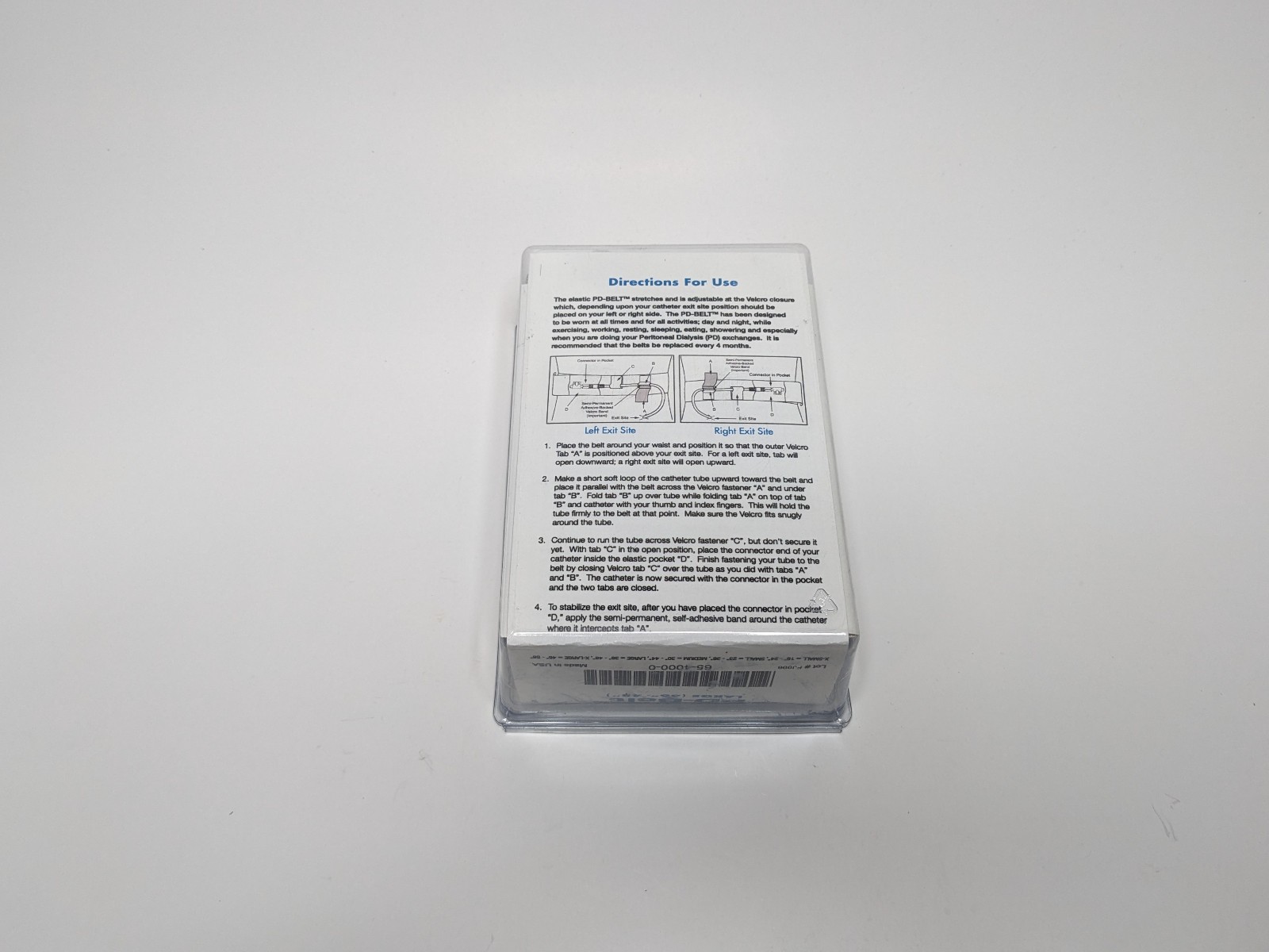 PD-Belt Large 36-48″ 3 Pack Peritoneal Dialysis Catheter Belt Frank Stubbs Co.