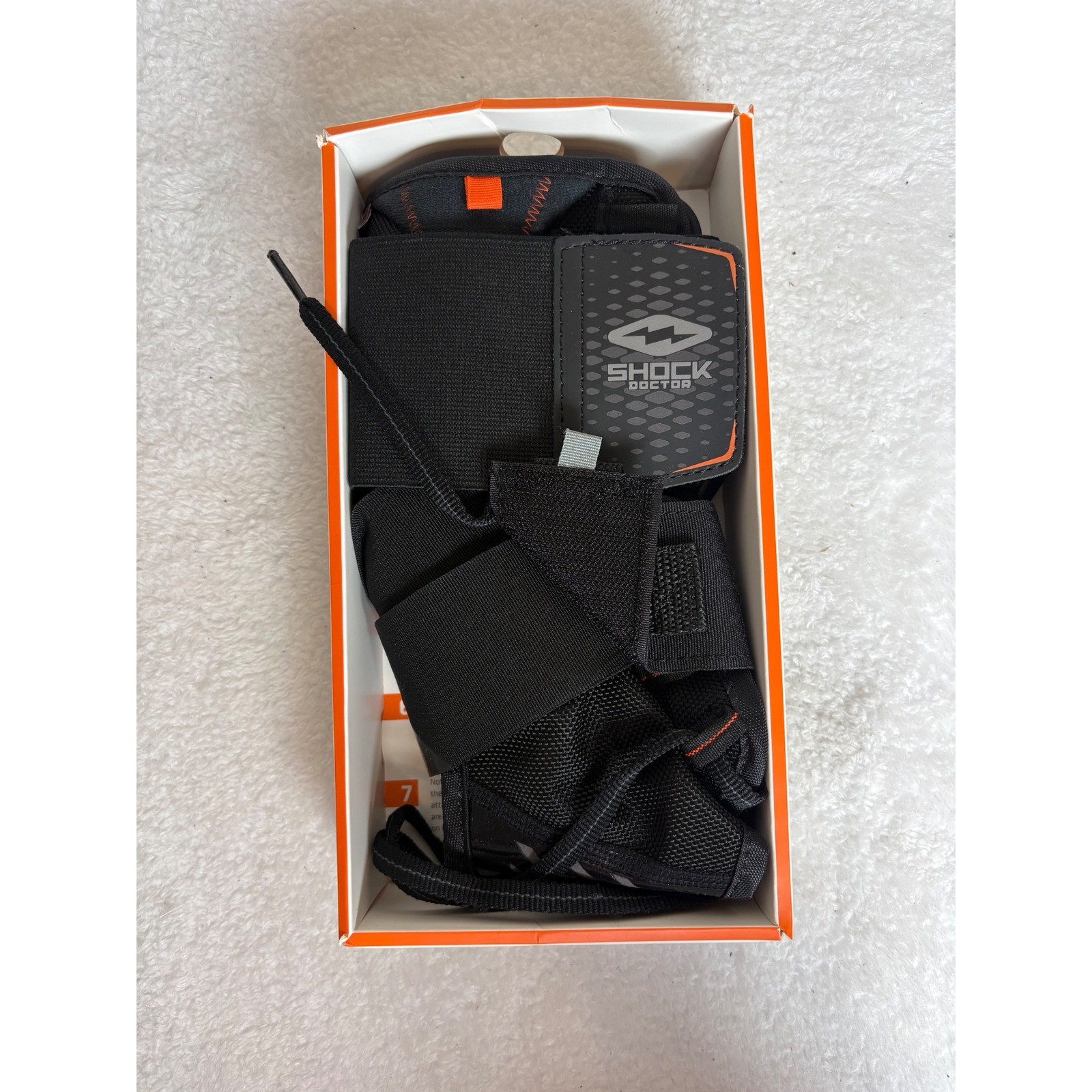 Shock Doctor Ultra Knit Ankle Brace Level 3 Support Figure-6 Straps Black XL