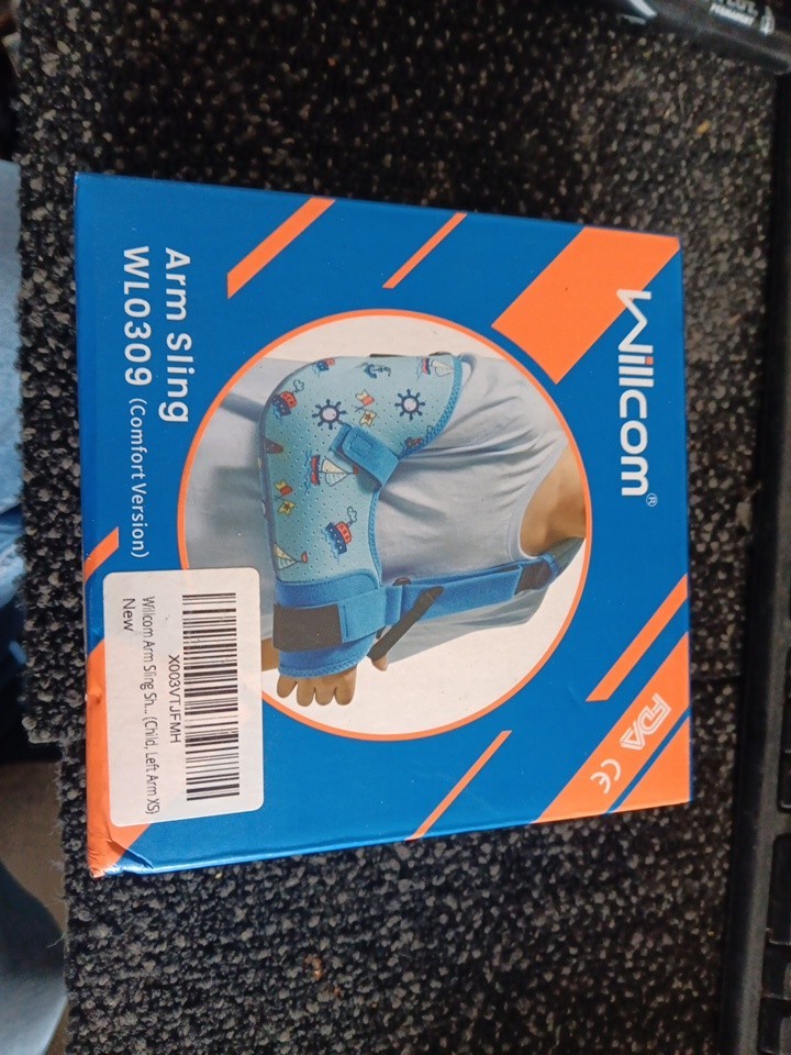 Willcom Arm Sling XS (Kids) Immobilizer Brace Support for Broken Arm Ect. NIB