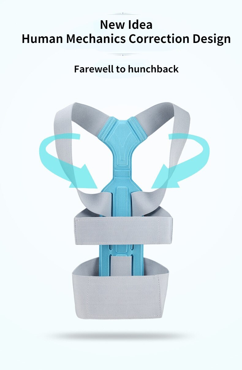 Invisible Chest Posture Corrector Back Scoliosis Brace SpineBelt Correction Belt