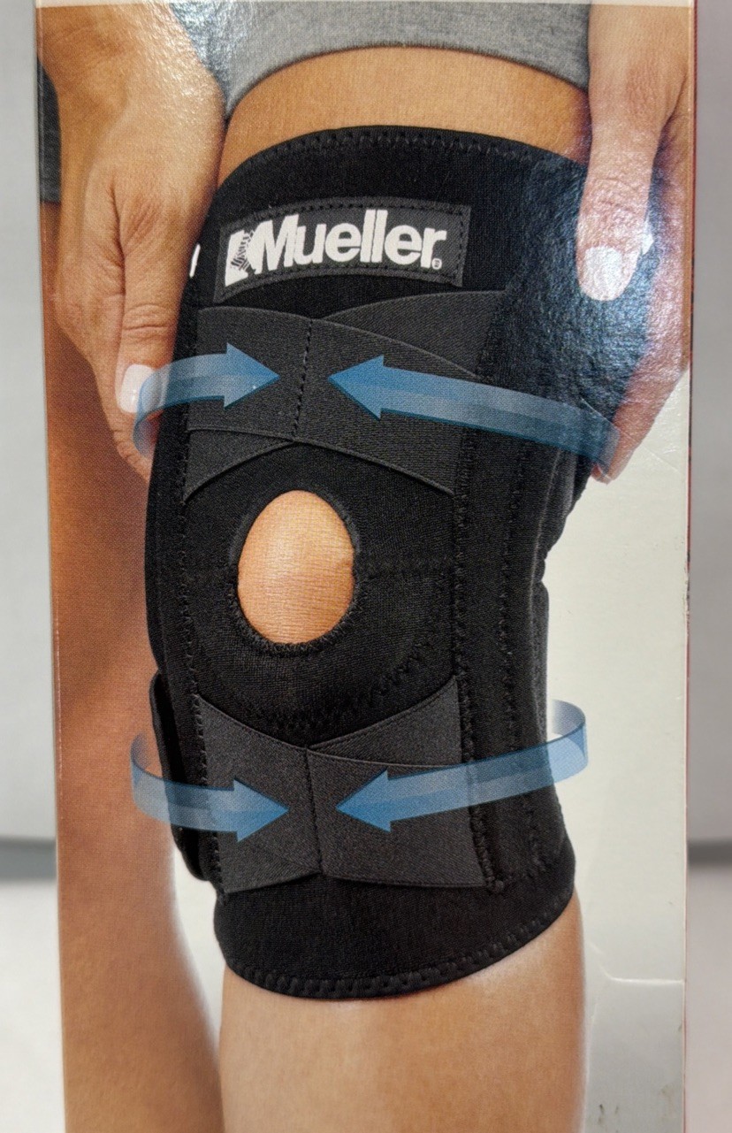 Mueller Self Adjusting Knee Stabilizer Brace Support 1 Count New