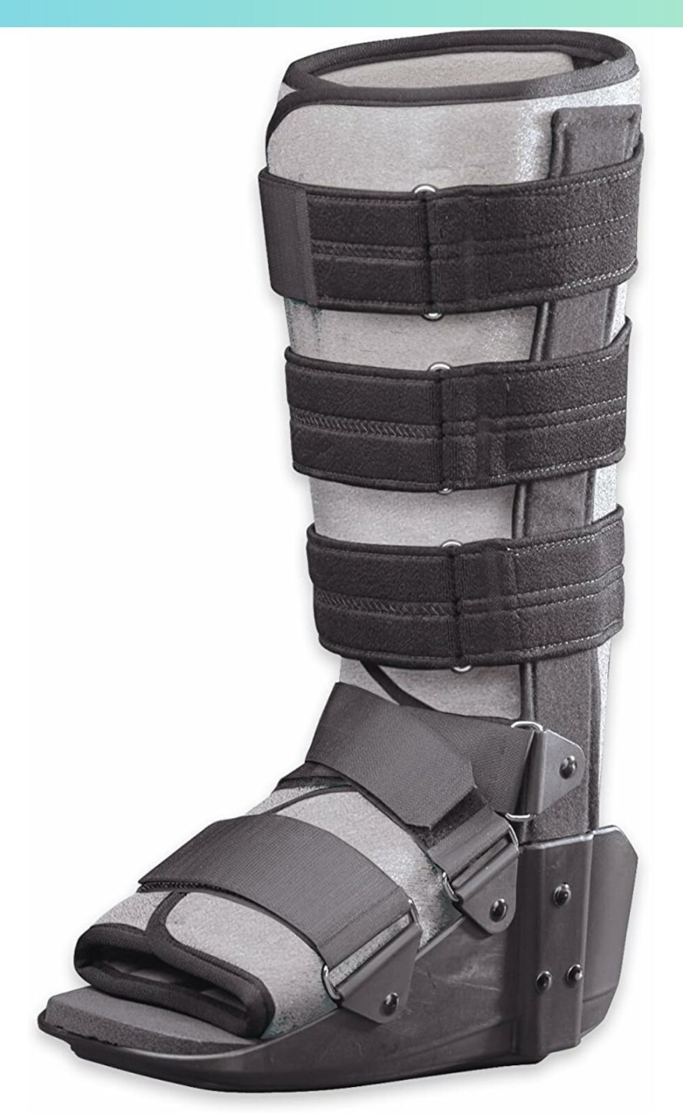 Steplite Easy Strider Ankle Walker, Boot High HEIGHT Black, MEDIUM