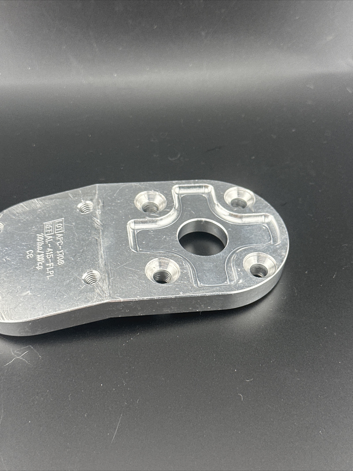 15 Degree Prosthetic Flexion Plate. Prosthetic Component, Part, Adapter