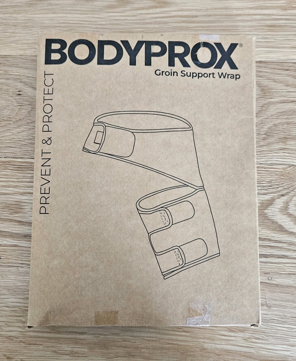 Bodyprox Groin Wrap Adjustable Support for Hip Groin Hamstring Thigh