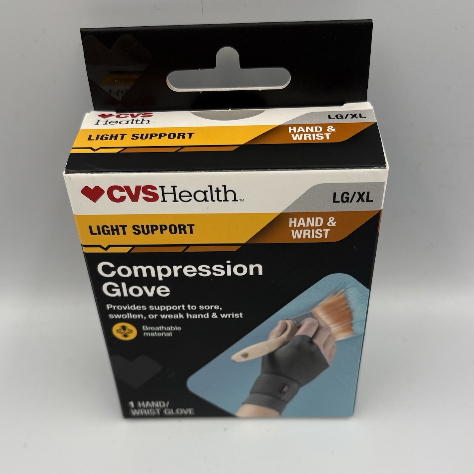CVS Health Light Support Compression Glove, L/XL NIB