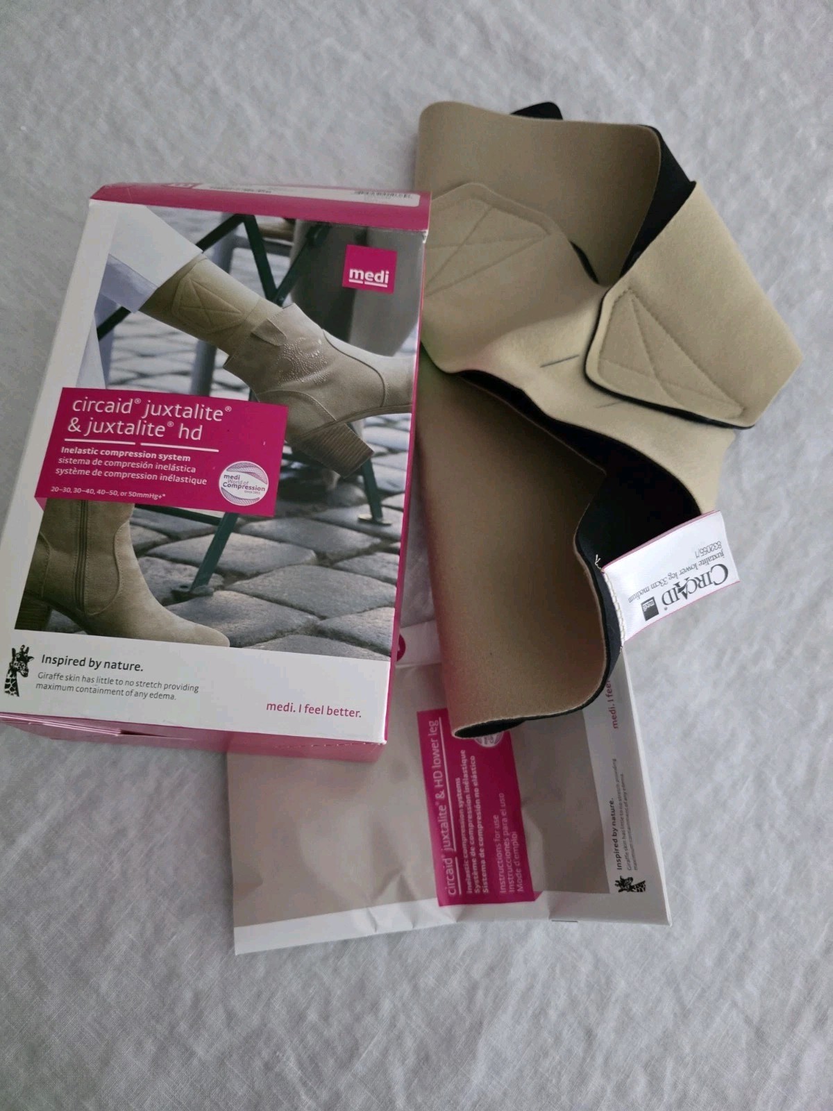 Medi Circaid Juxtalite Lower Leg Compression System MISSING BLACK SOCK Medium