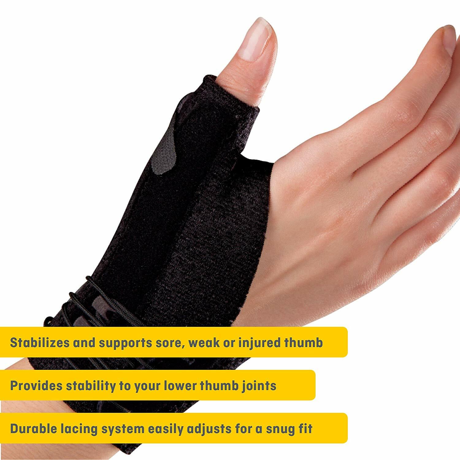 Genuine 3M Futuro Thumb Deluxe Stabiliser Black Relieve Joint Pain Small Medium