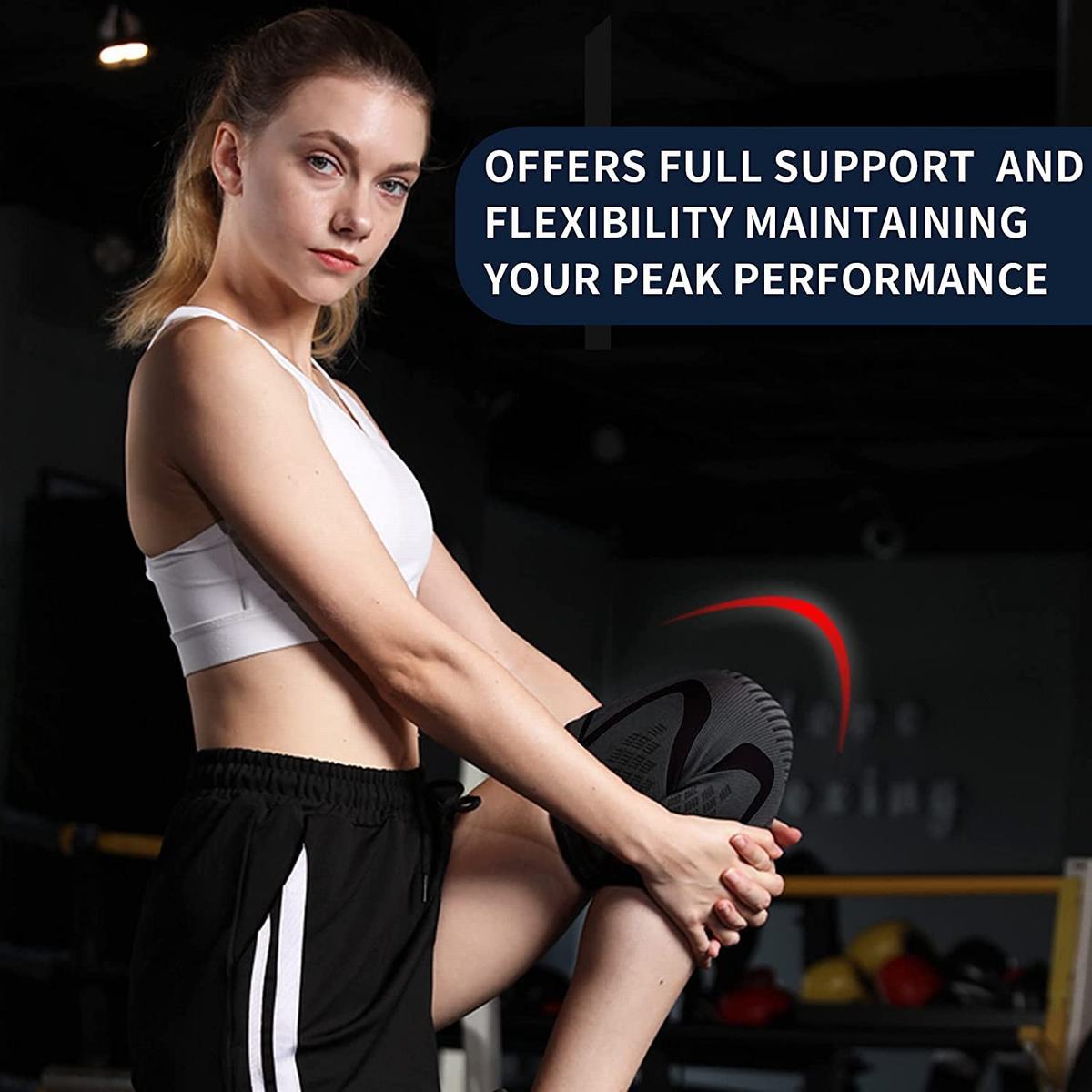 Knee Patella Support Brace Compression Sleeve Sports Joint Pain Arthritis Relief