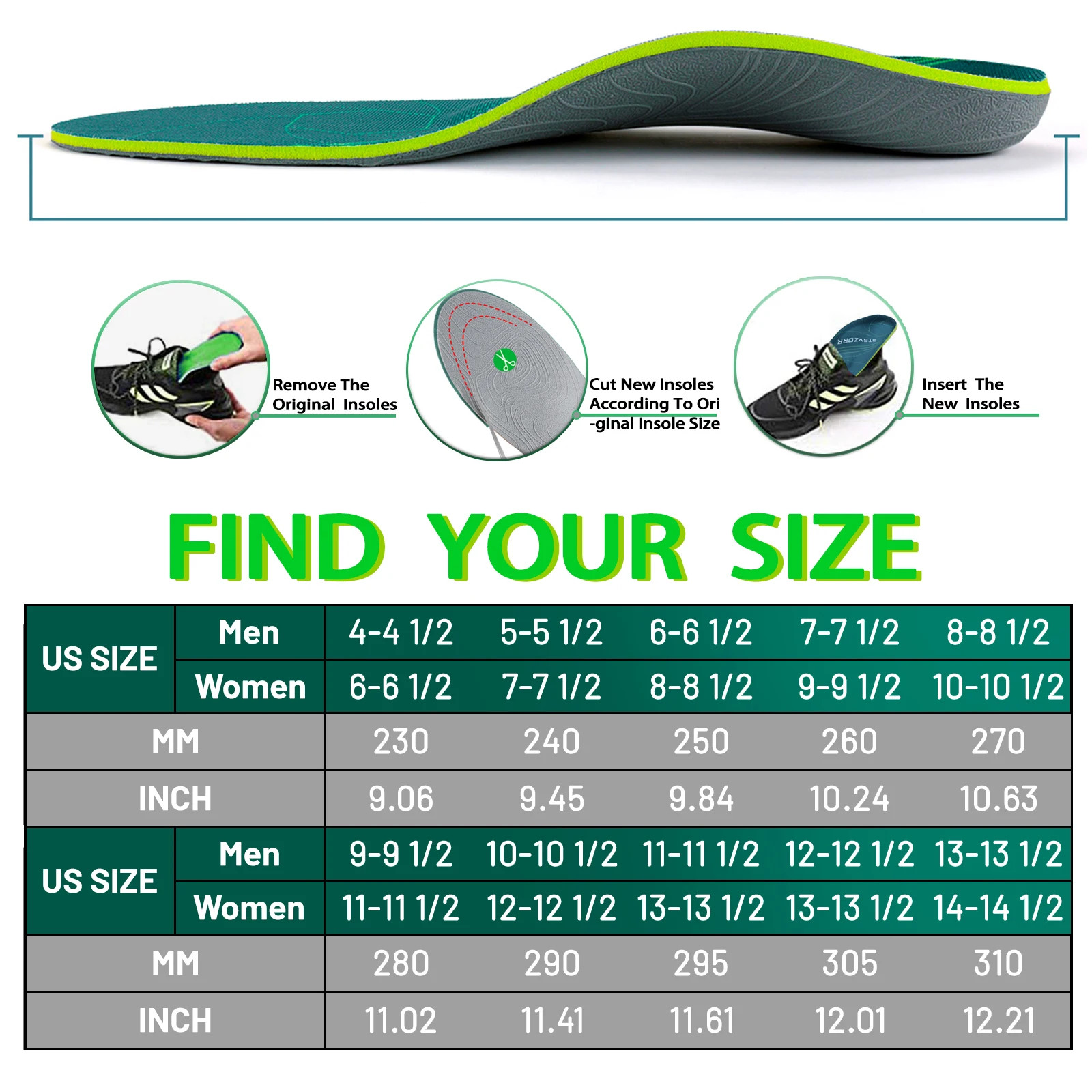 Flat Feet Template Arch Support Orthopedic Insoles,Men Women Plantar Fasciitis H