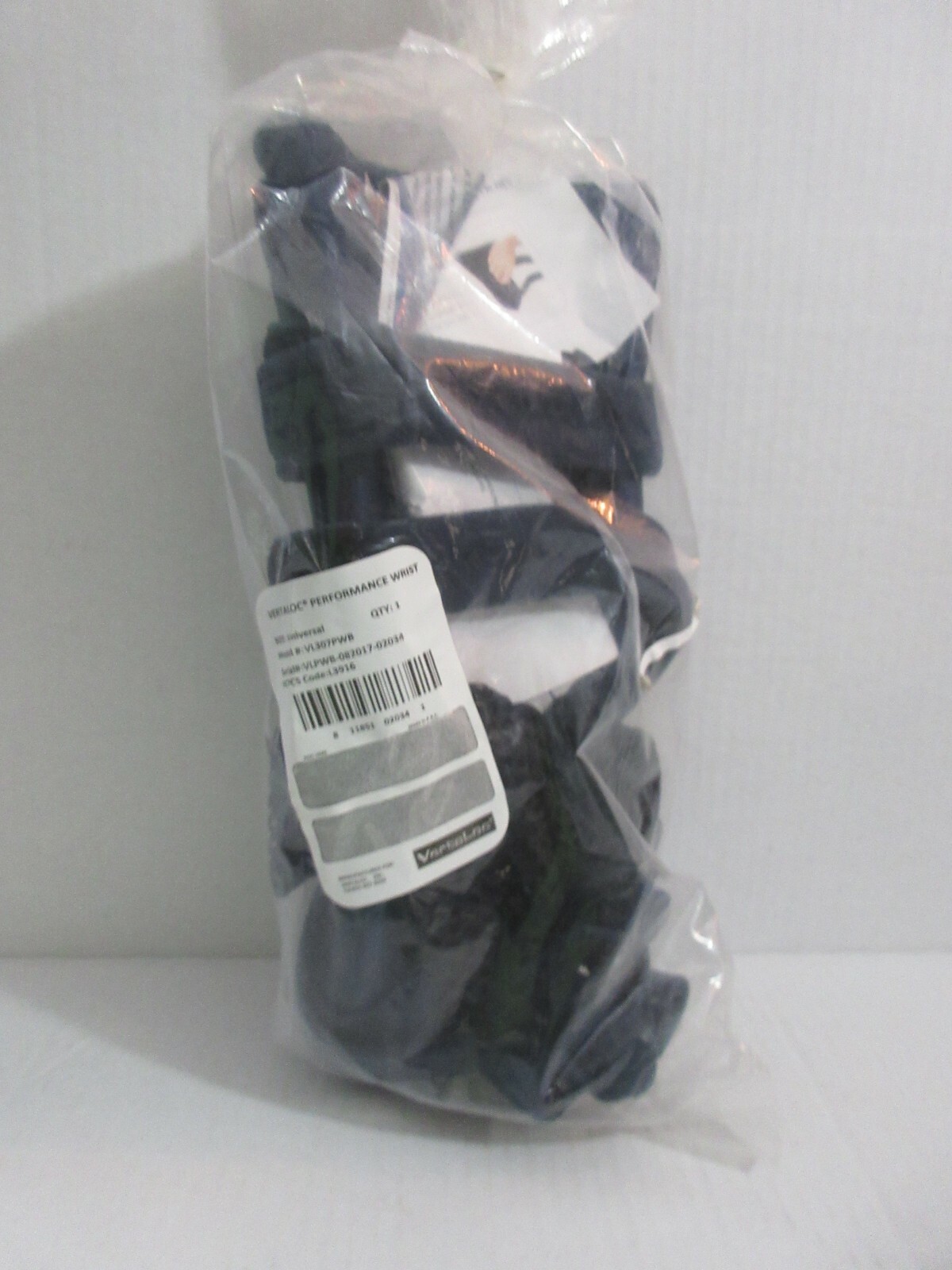 Vertaloc Performance Wrist Support Brace Universal VL307PWB Dark Navy Blue w Bag