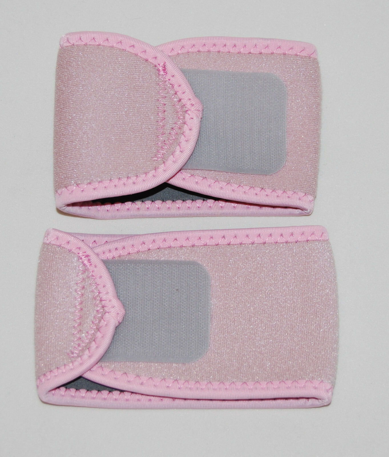 New 2-Pack Pink Compression Wrist Wraps for Pain Relief OSFM