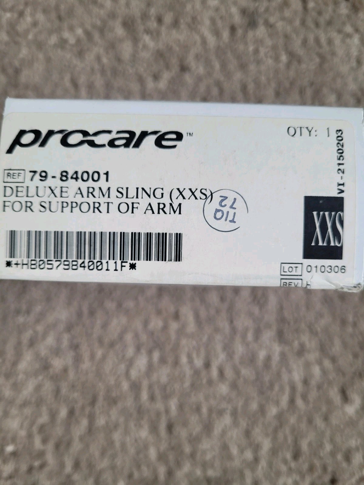 ProCare Deluxe Arm Sling for Arm Support, Size XXS, CE Certified, 79-84001