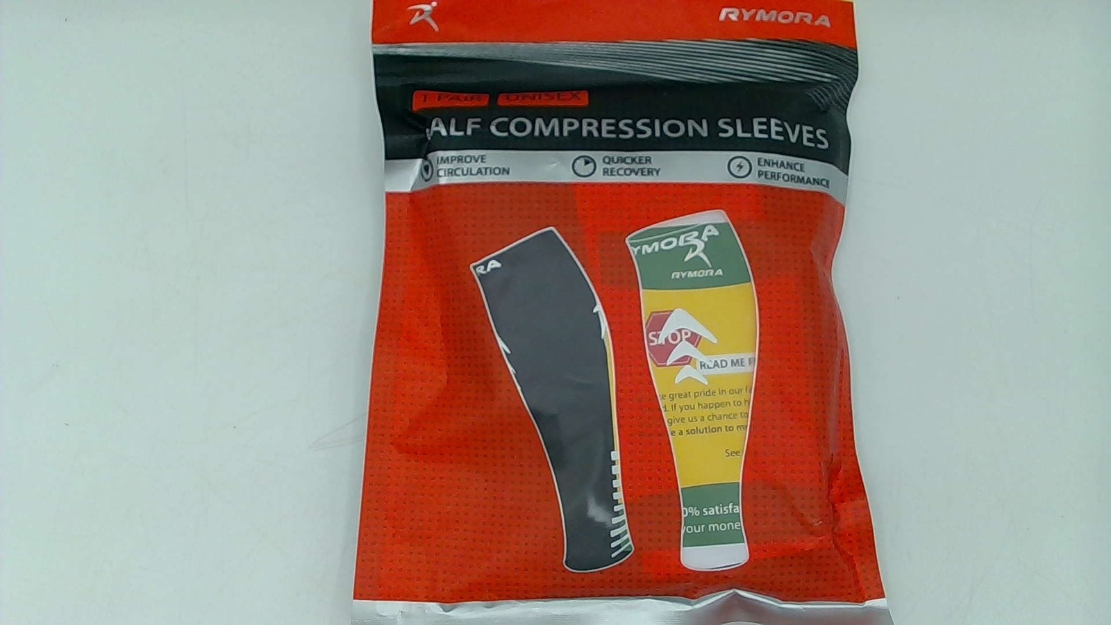 Rymora Calf Compression Sleeves Unisex 2XL Black