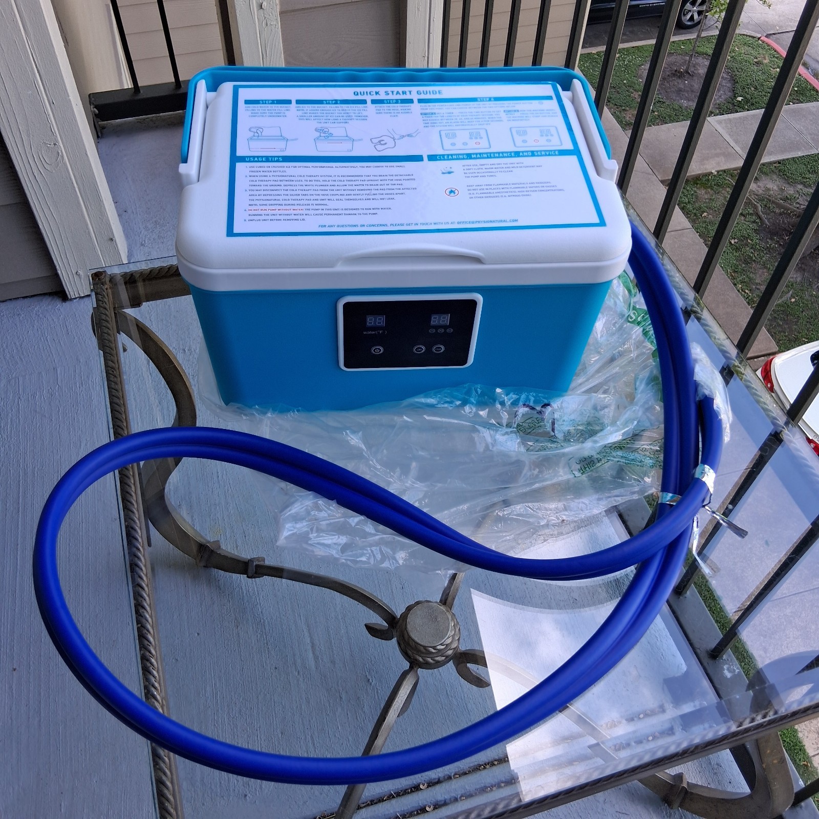 Brace Direct Ice Cold Therapy Machine – Cryotherapy for Pain Relief – No Pad