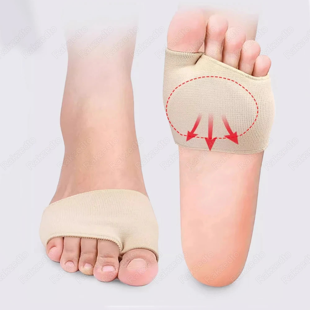 Silicone Metatarsal Foot Pads for Shoes Man Woman Forefoot Insoles Toe Bunion So