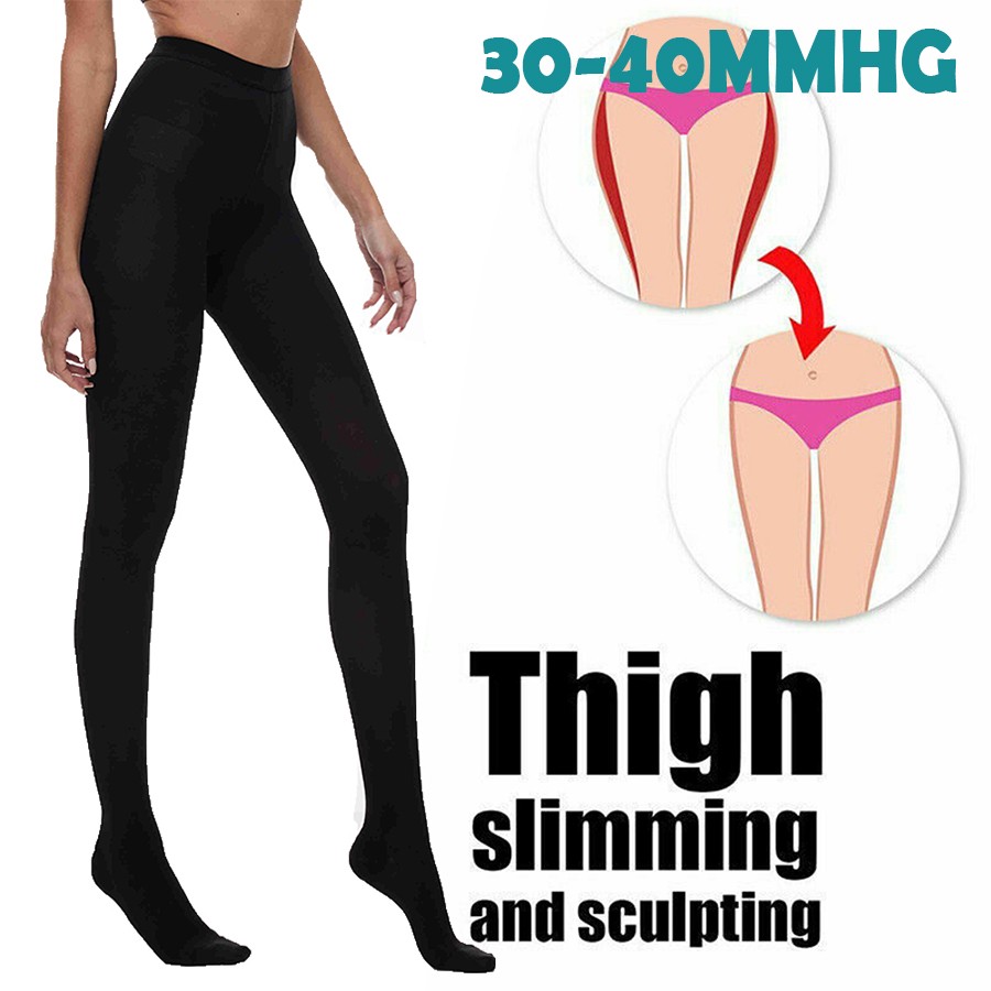 30-40 mmHg Women Compression Pantyhose,Closed Toe Medical Compression Stocking