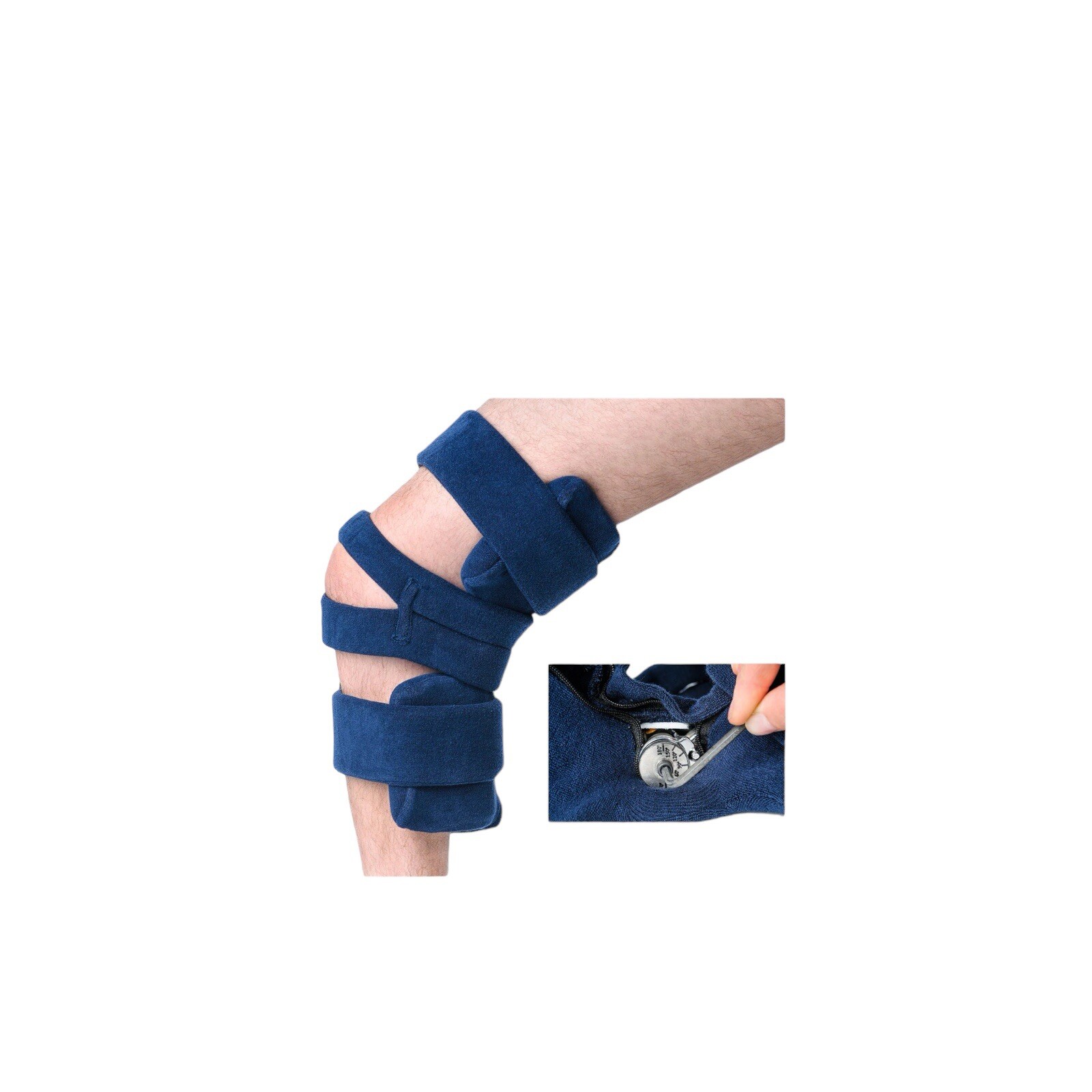 COMFY – PEDIATRIC GONIOMETER KNEE BRACE – LARGE – TURQUOISE