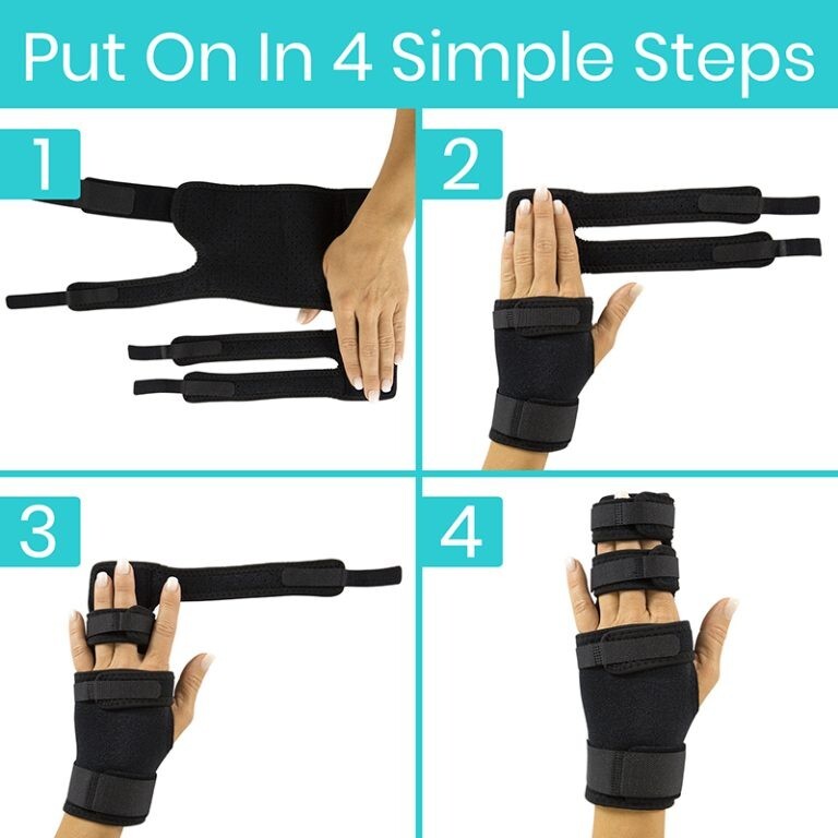 Dual Trigger Finger Splint Immobilizer for Finger Pain, Stiffness, Locking joint