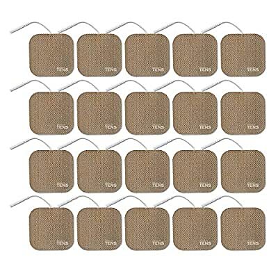TENS Wired Electrodes Compatible with TENS 7000, Premium Replacement Pads for TE