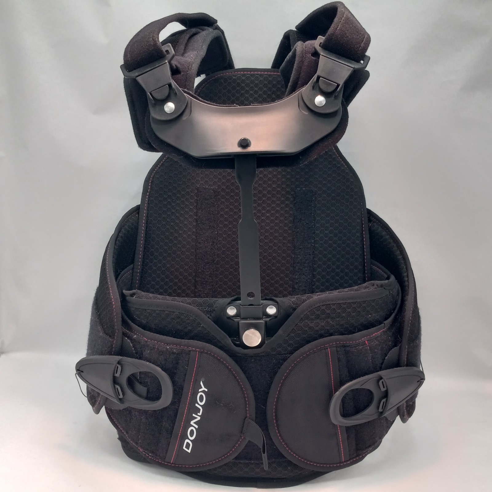 DONJOY TLSO Size S/M Black Back Brace with Shoulder Straps Thoracic Aid