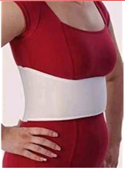 ALEX Orthopedic Women’s Rib Support Belt Elastic Hook & Loop Size 4XL White