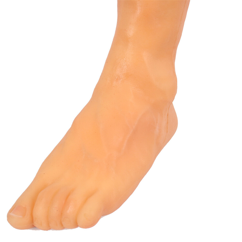 Silicone Prosthesis Foot Highly Simulated Skin Artificial Sleeve Leg Cover Scars