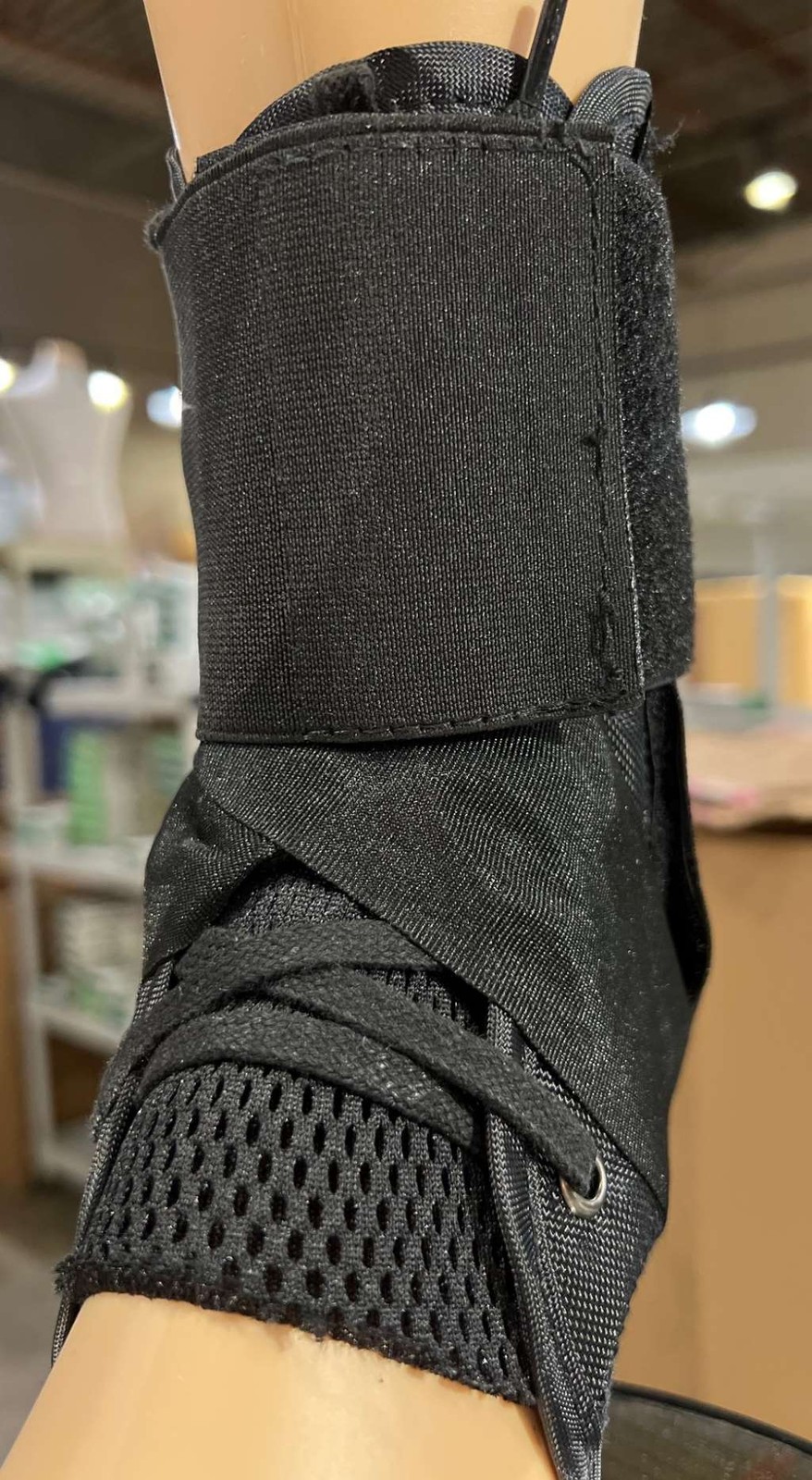 Ovation Medical Lace-Up Ankle Brace Figure 8 Straps X-Small
