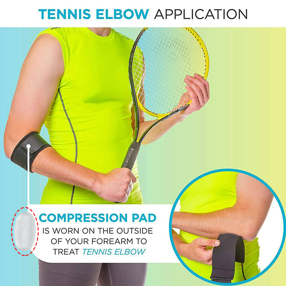 Elbow Brace Strap Tendinitis Golf Tennis Arthritis Pain Relief Pad Support