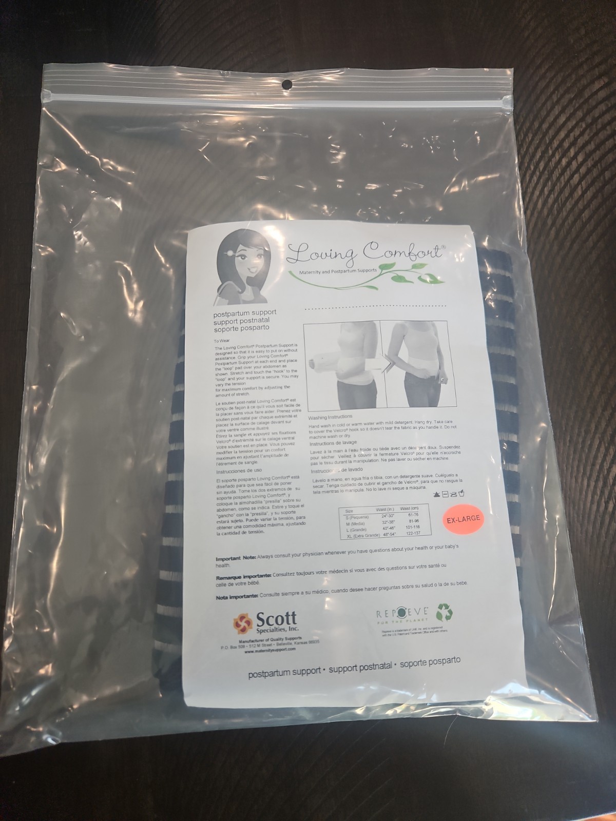 Loving Comfort Postpartum Support Size XL