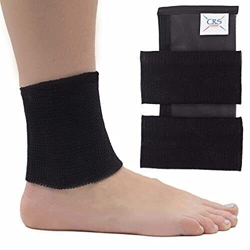 New Ankle Gel Sleeves Padded Skate Socks Ankle Protection & (2) 2.5″ Gel Discs