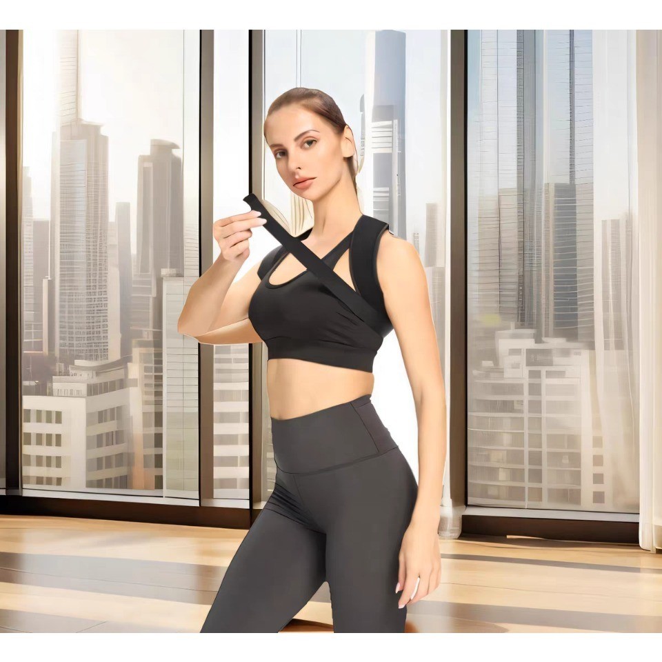 Posture Corrector Support Magnetic Back Shoulder Brace Belt Band For Men Women