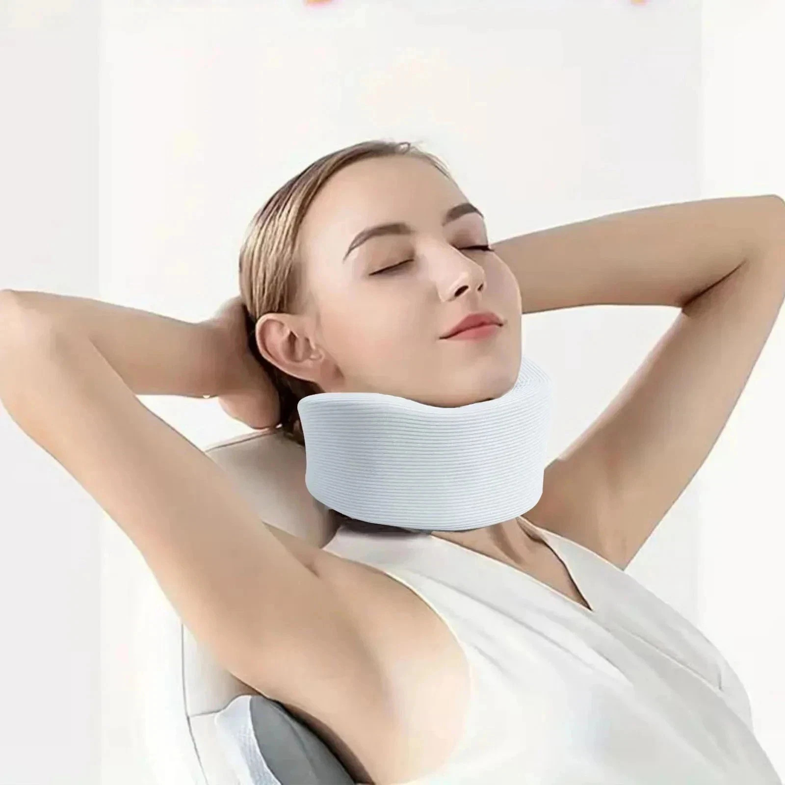1PC Adjustable Cervical Neck Brace Soft Sponge Neck Support Collar Sleep