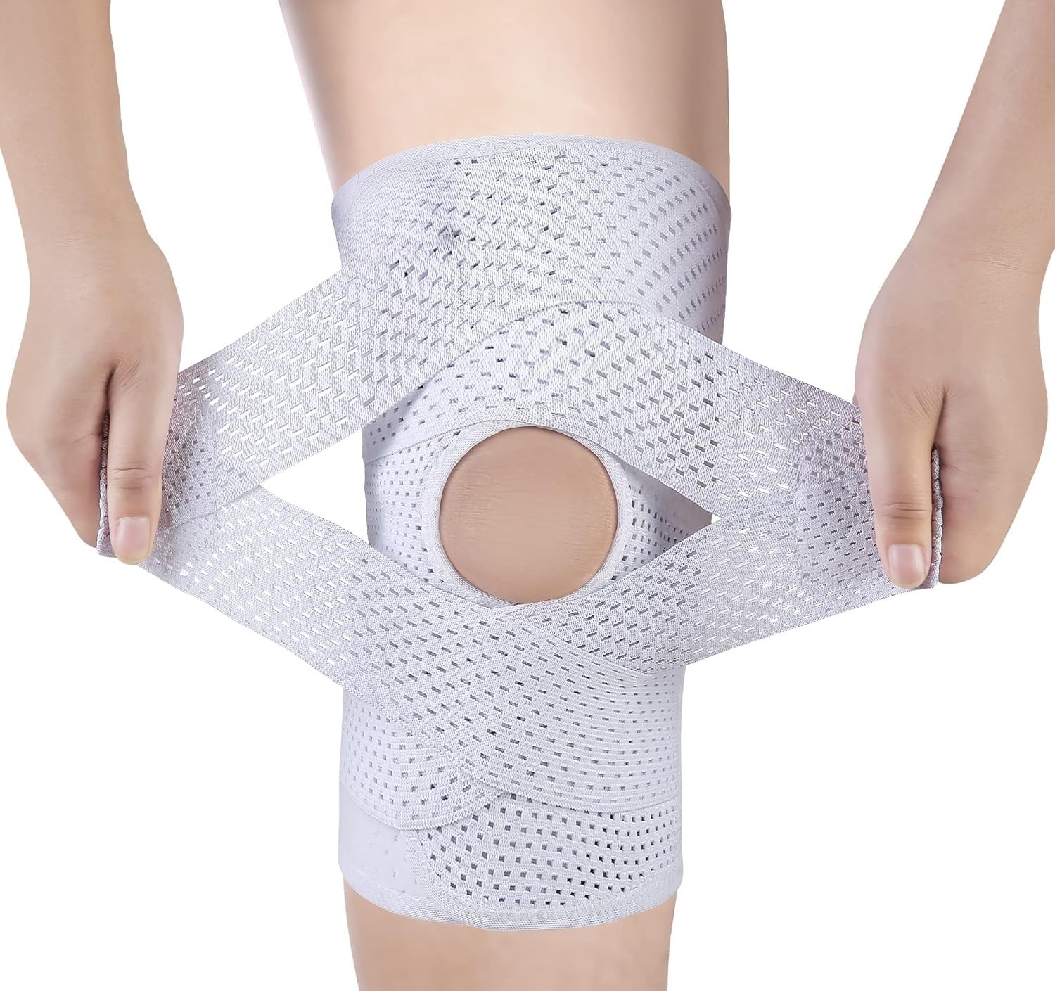 Bareform Knee Brace for Meniscus Support – Adjustable, Patella Stabilizer, Pain