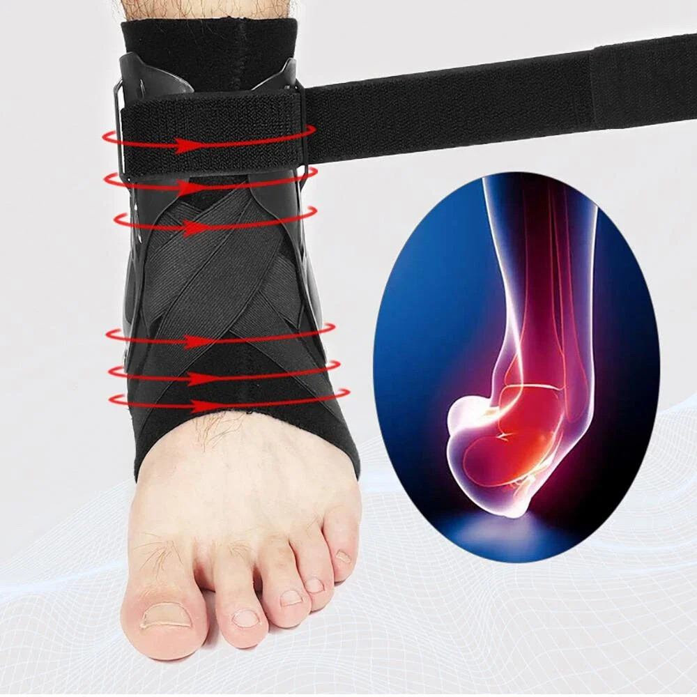 Ankle Brace for Sprained Ankle Support with Side Stabilizer Recovery Tendonitis