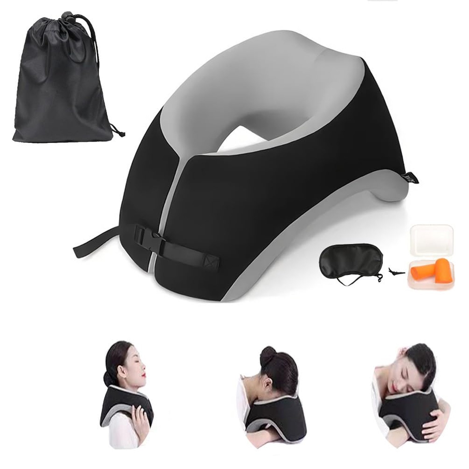 Fcare Breathe Easy Face Down Pillow, Desk Napping Pillow, Travel Head Neck Pi…
