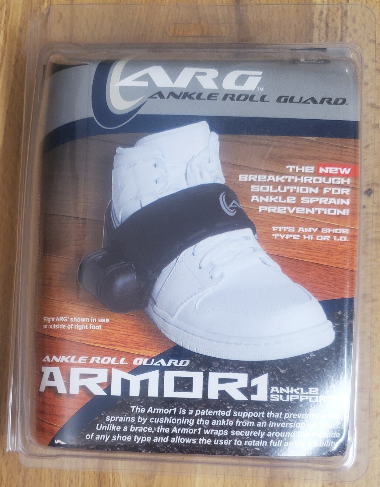 Armor1 Ankle Roll Guard – Left Foot, Unused, Ankle Support Brace