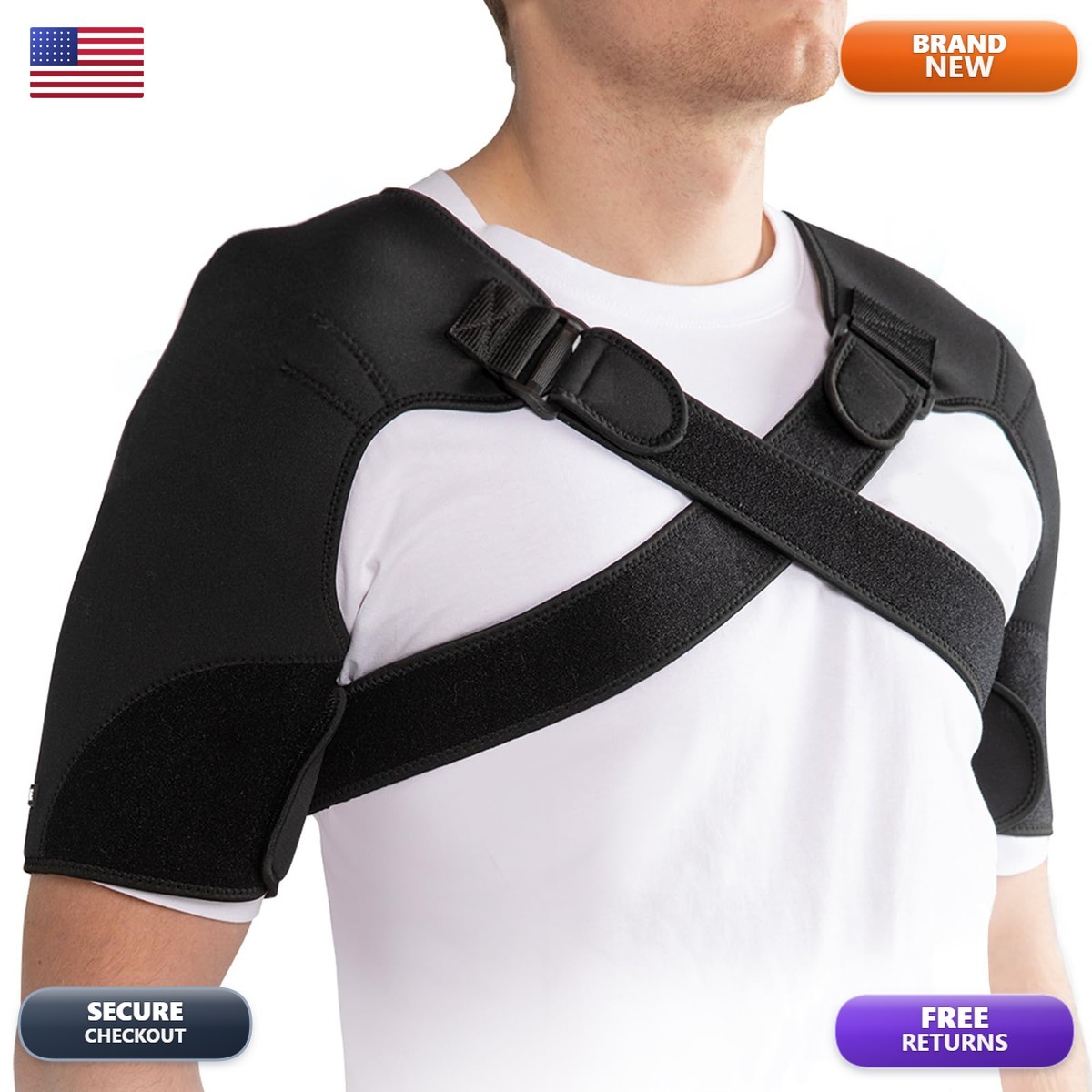 UYU ESENCE Double Shoulder Brace For Women & Men QJ-DSB-A01