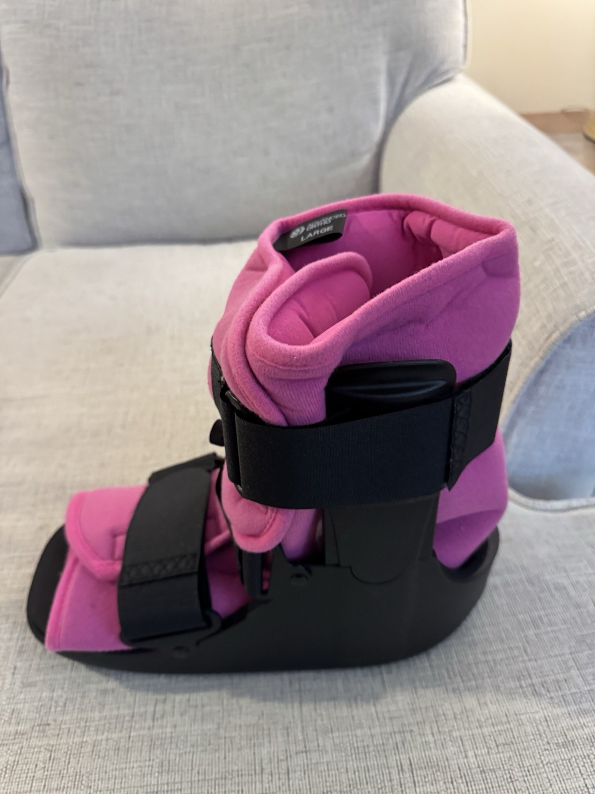 Superior Braces Low Top Air Fracture Boot Pink Liner Large Advanced Ortho