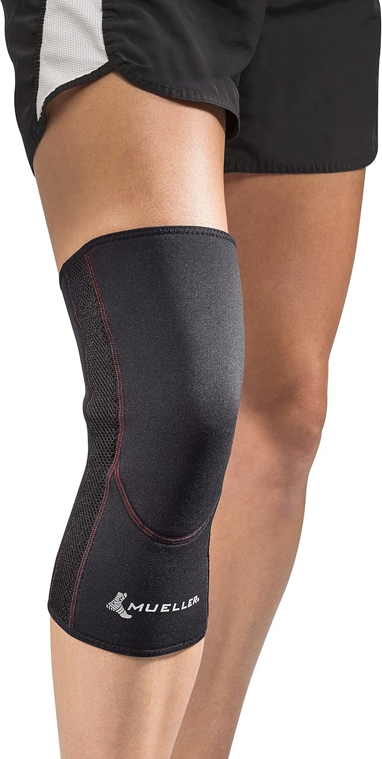 MLR Sport Care Comfort Closed Patella Knee Sleeve Fits Left Or Right Black Small