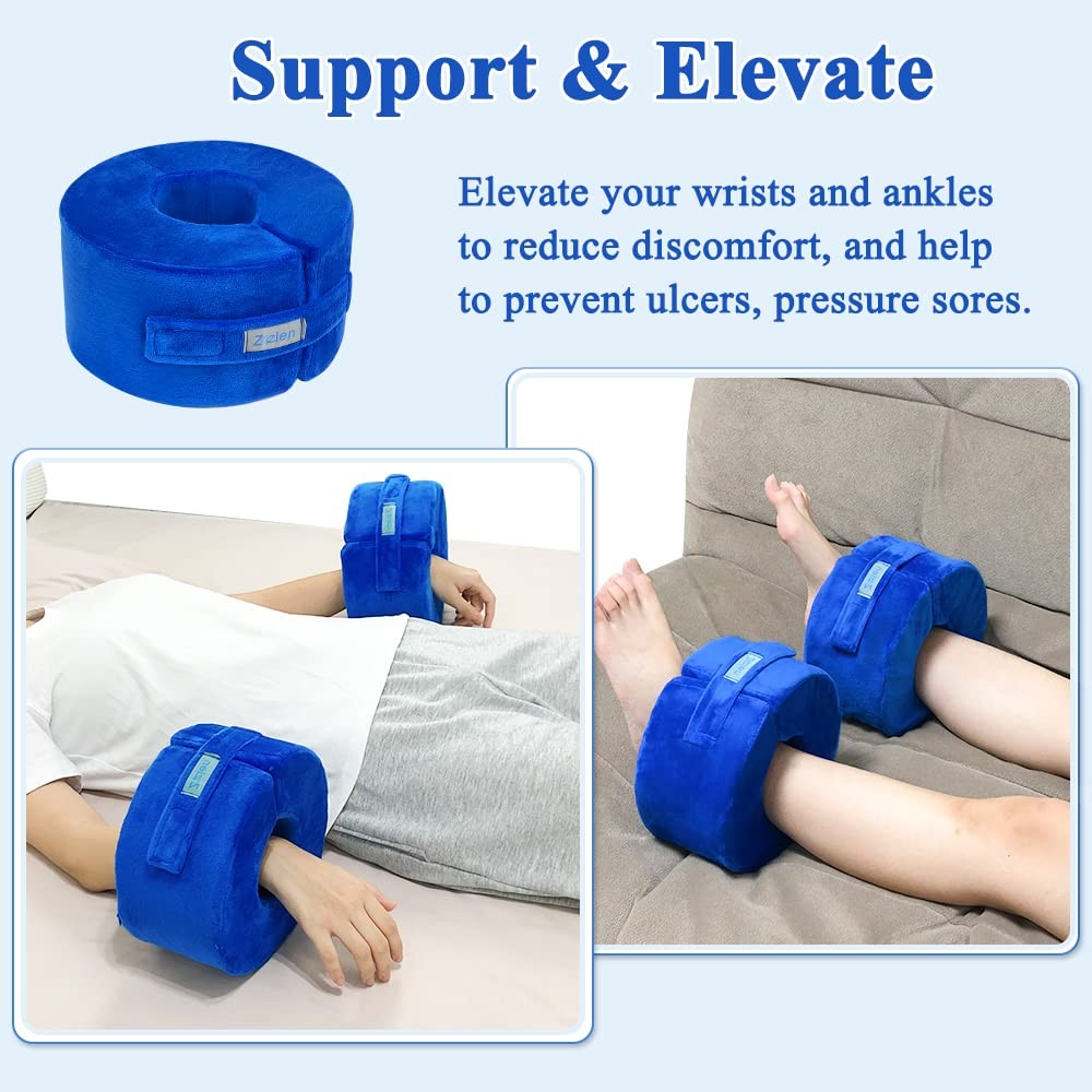 Foot Elevation Pillows Ankle Wedge Foot Support Pillow Heel Protectors for Pr…