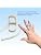 Oval Finger Splint 8 pcs, Finger Splints for Arthritis, Mallet Finger, Trigger F