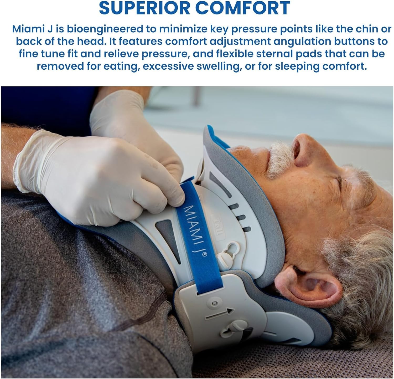 Neck Brace: Miami J Cervical Collar, Pain Relief, Spine Support, MJ-400